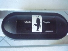 Celebrity owned RARE vtg *Charlie Chaplin black eye/sunglass case* Little Tramp