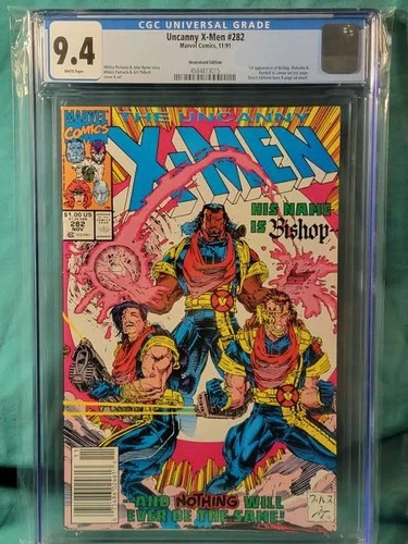 Uncanny X-Men #282 (newsstand) CGC 9.4