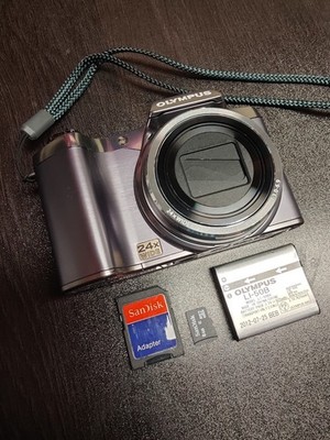 Olympus SZ series SZ-12 14.0MP Digital Camera - Silver Tested Works