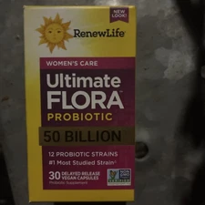 Renew Life Ultimate Flora Women's Vaginal Probiotic - 30ct Exp: 07/2027 New!!