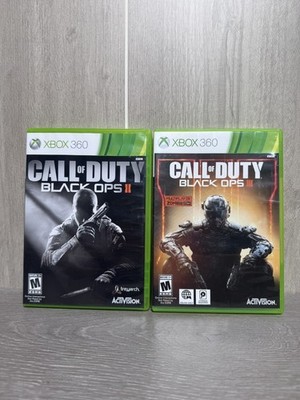 Call of Duty Black Ops II & Black Ops III Xbox 360 Games Lot Activision