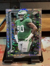 2025 Topps Chrome Jordan Davis Pulsar Refractor #249 Philadelphia Eagles
