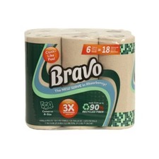 Make-A-Size Paper Towels - 6 Triple Rolls - 1-Ply - 135 Sheets