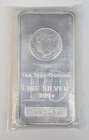 10 oz. .999 Silver Bar Highland Mint Silver Bar - Morgan Dollar Design