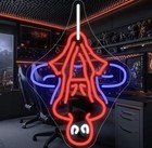 Spider Man Night Light Neon Sign Lamp Wall Decor Bedroom Gaming Marvel Dimmable