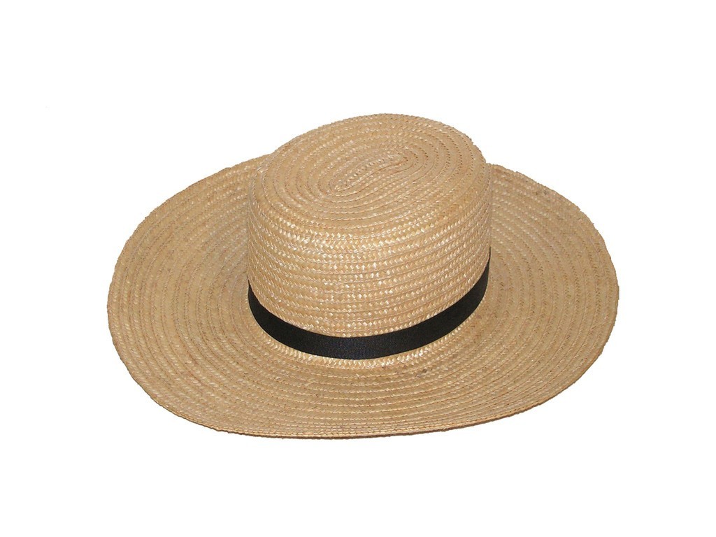 7 1/4 AMISH STRAW HAT - Authentic Amish made 4