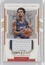 2018 Panini National Treasures Rookie Materials Prime 13/25 Jerome Robinson 0k39