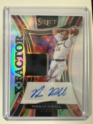 2024-25 Panini Select Norman Powell X-Factor Auto /199 Clippers #XMS-PWL