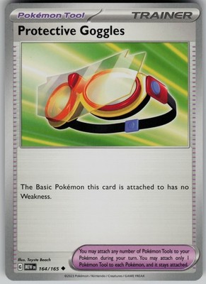 Protective Goggles Uncommon SV: Scarlet & Violet 151 164/165 NM