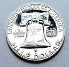 LOWELL _1963-P * "90% Silver" Proof Franklin Half Dollar Gem +$1 Bonus Plus