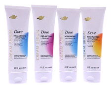 Dove Body Cream Serum 4 Pack Set Hyaluronic, Pro-Retinol, Niacinamide