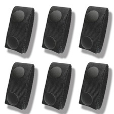 6 Pack Belt Keepers for Duty Belt, 1In Wide Belt Loop Keeper, Fits Belts With...
