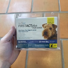 TevraPet First Act Plus Flea Tick Treatment for Dogs 23-44lbs - 3 Doses