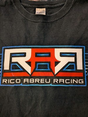 Gildan Ultra Cotton Rico Abreu Racing RAR Graphic T-Shirt Black XL