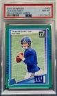 2025 Donruss Jaxson Dart Rookie Card #400 PRESS PROOF GREEN 🟢PSA 8🟢 RC Giants