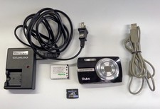 Olympus Stylus 820 8.0MP Compact Camera Black w/ Accessories New Battery TESTED