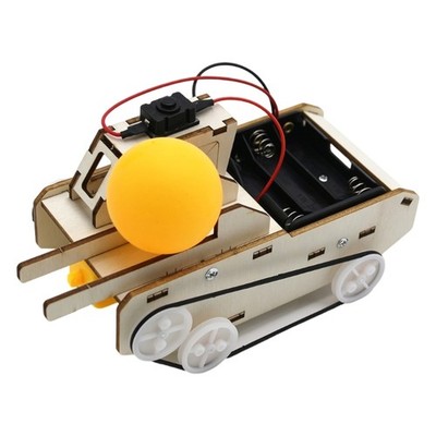 STEM Armors Vehicle Model Kits Wooden Science Experiment Toy for Child Learning