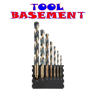 DeWalt 7 Stück Schwarz und Gold Bohrer Bit Bar Set