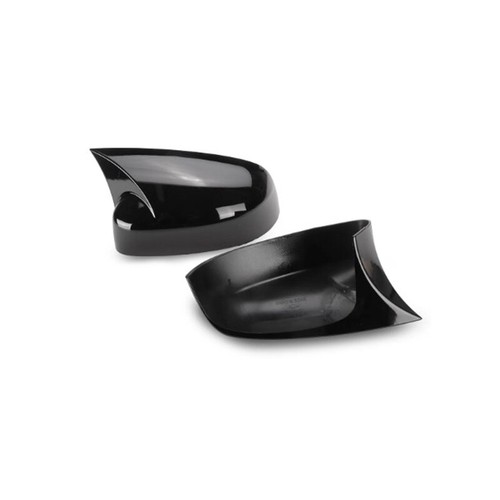For Ford Focus MK3 2012-18 Rearview Side Mirror Cover Cap Horn Glossy Black ABS - Picture 7 of 10