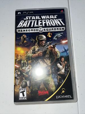 Star Wars: Battlefront -- Renegade Squadron (Sony PSP, 2007) CIB TESTED WORKING