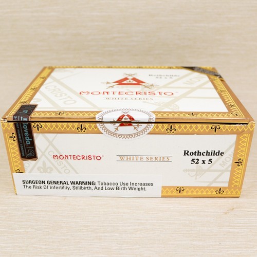 Montecristo Rothchilde White Series leere Zigarrenkiste 7,75" x 5,5" x 3" - Bild 5 von 12