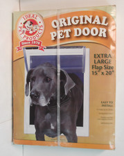 IDEAL PET PRODUCTS EXTRA LARGE PET DOOR 15" X 20" UP TO 120LBS NIB