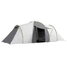 Tunnel Camping Tent with 2 Bedroom Living Area & Porch Hiking Fishing 4-6 Man