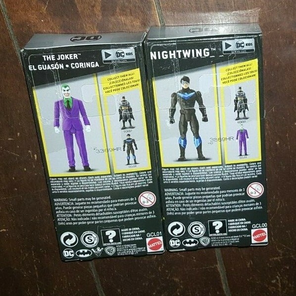 DC Batman Missions: NIGHTWING & THE JOKER 5.5" Action Figures! (2018, Mattel)