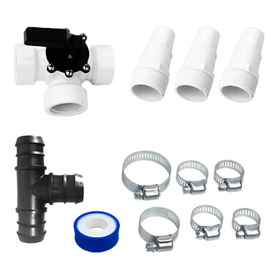 AREBOS Bypass Set Pool Adapter Solarheizung Sandfilteranlage Solarkollektor