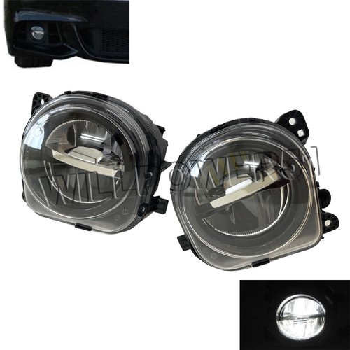 LED Bumper Fog Light White Lamp Replace Assembly Fits 14-16 F10 F07 535i GT M5