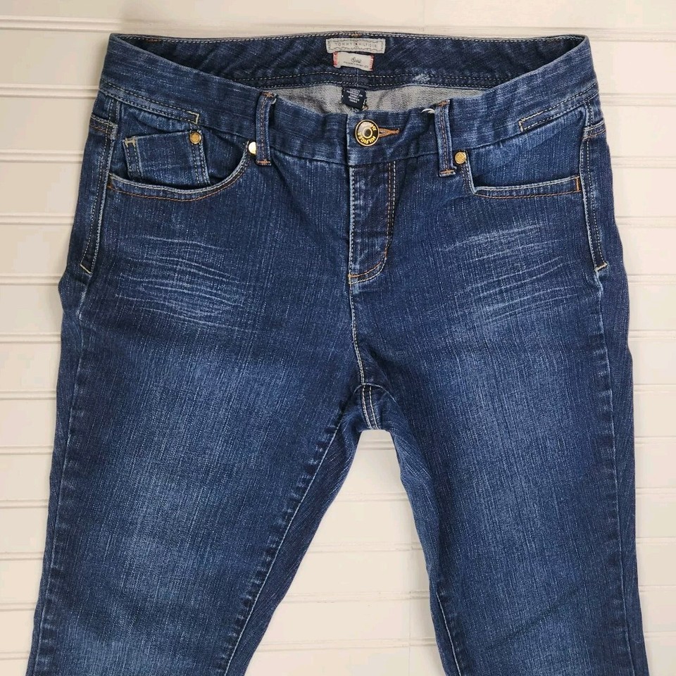 Tommy Hilfiger Womens Spirit Mid Rise Skinny Leg Jeans Sz 10