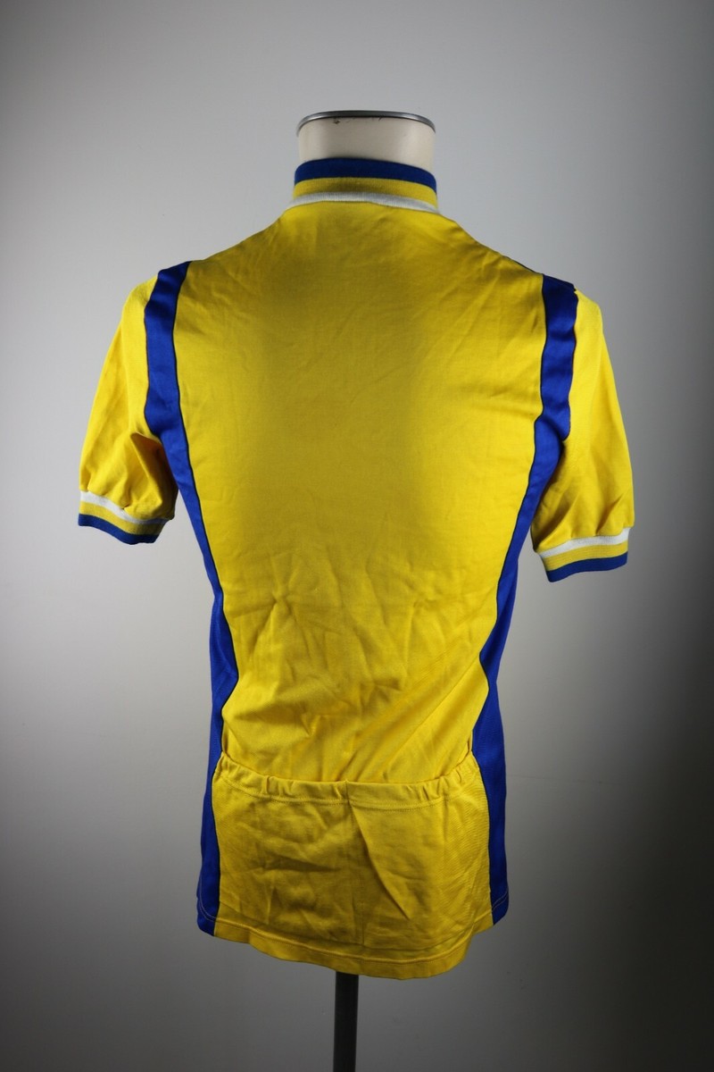 Maillot Cyclisme Vintage Olympia – Taille 6/S – Jaune – Manches Courtes Homme