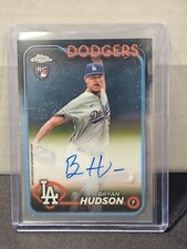 2024 Topps Chrome - Rookie Autographs #RA-BHU Bryan Hudson