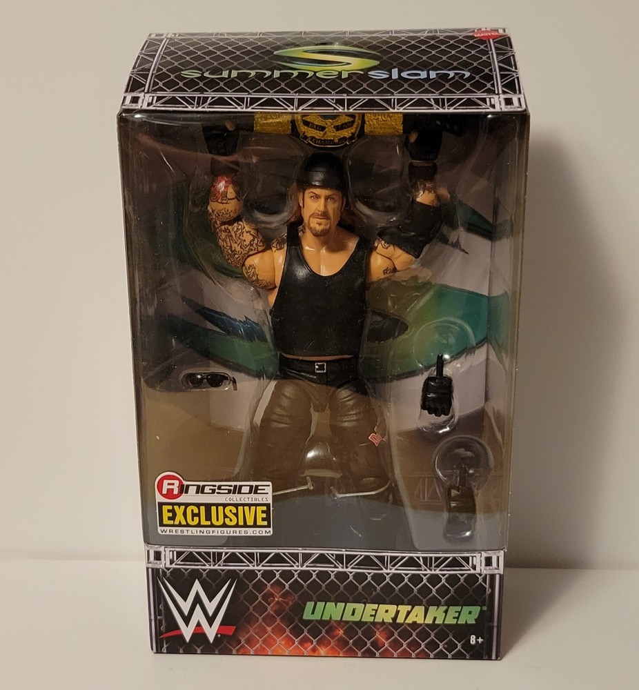 WWE Mattel UNDERTAKER Elite Ringside Exclusive Wrestling Figure NEW Summerslam