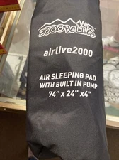 Zooobelives Airlive2000 Air Sleeping Pad w/Built In Pump 74" x 24" x 4" Orange