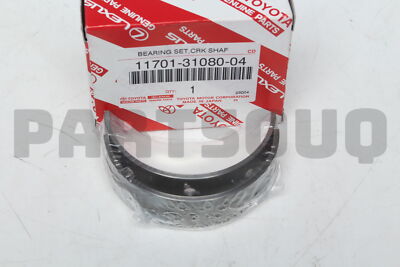 117013108004 Genuine Toyota BEARING, CRANKSHAFT 11701-31080-04 | eBay