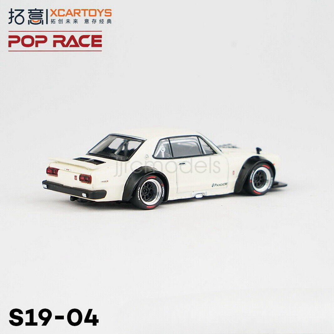 XCARTOYS 1/64 Scale Nissan SKYLINE GT-R V8 DRIFT White Diecast Toy