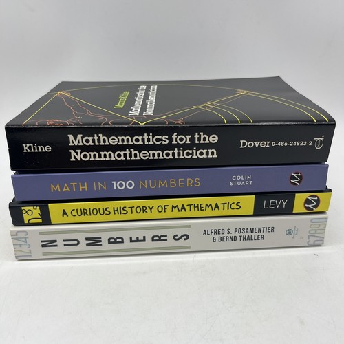 Mathematics Book Lot Of 4 Math Numbers | eBay