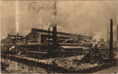 CPA AK Essen Aus Krupp Fabrik GERMANY (1151440)