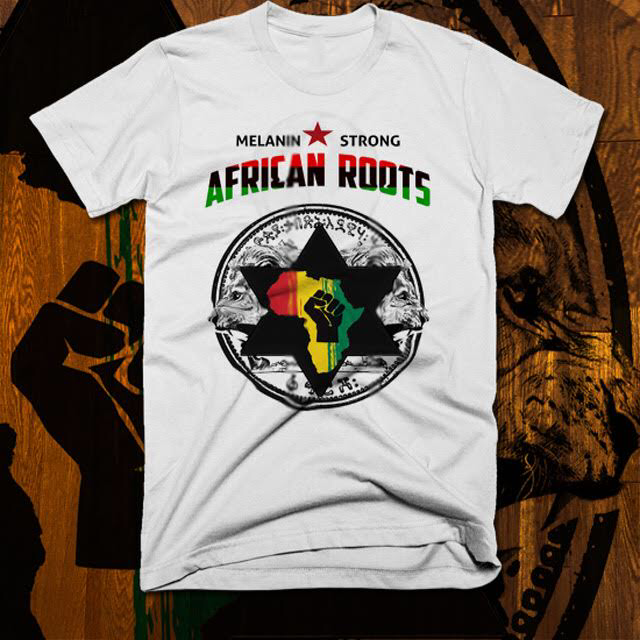 Download African Roots T-shirt, S-3XL, white, soft cotton, Melanin ...