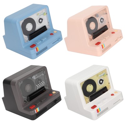 New BT Cassette Player Portable Stereo Tape Retro BT Speaker Supports BT AUX And