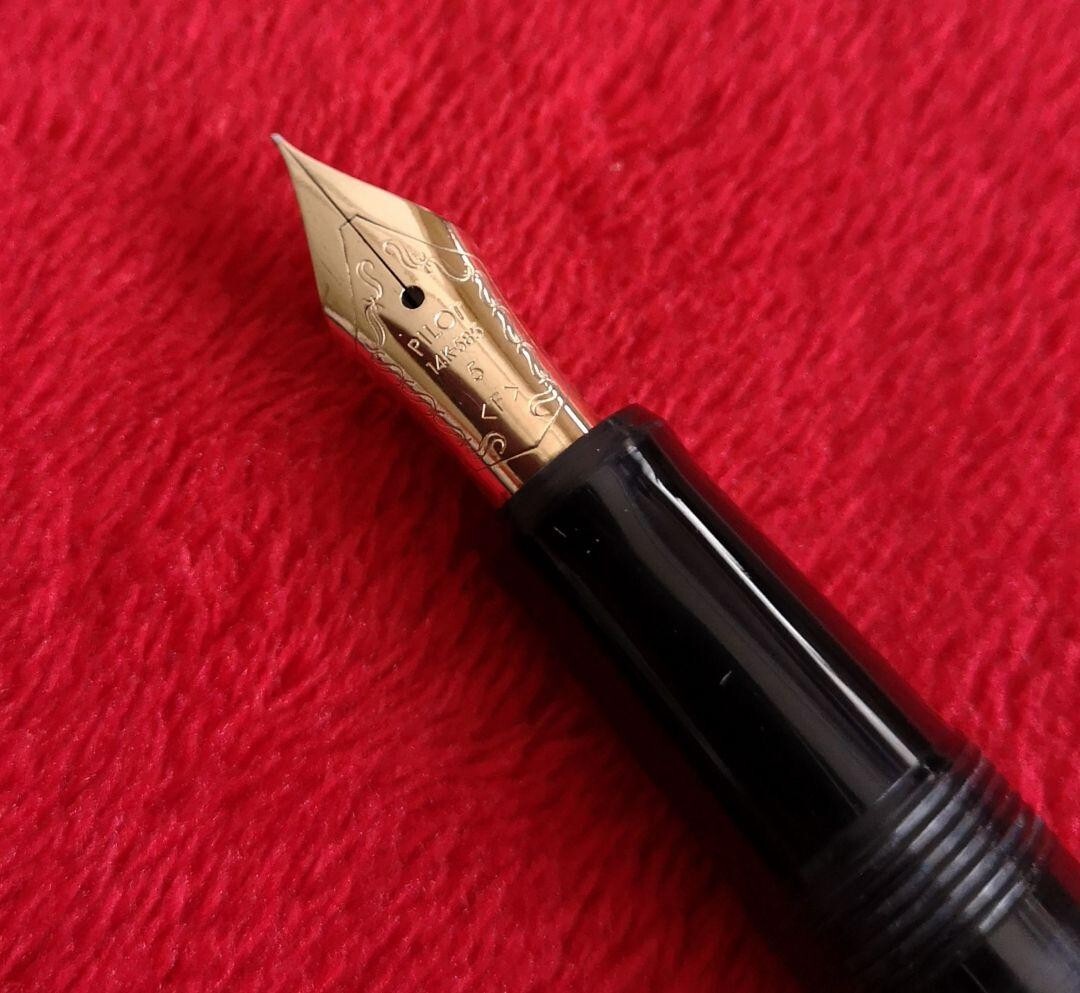 PILOT Fountain Pen CUSTOM67 14K-585 Black Vintage Stationery