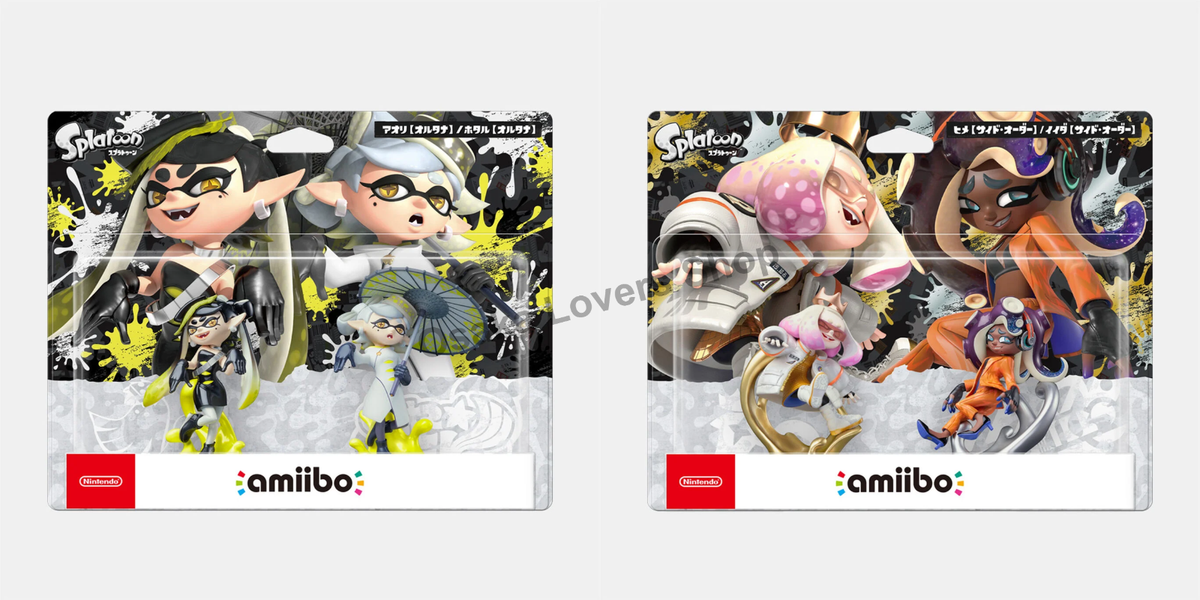 amiibo Splatoon 6体セット Presale Nintendo Splatoon amiibo Squid Sisters & Tentacles Set Set
