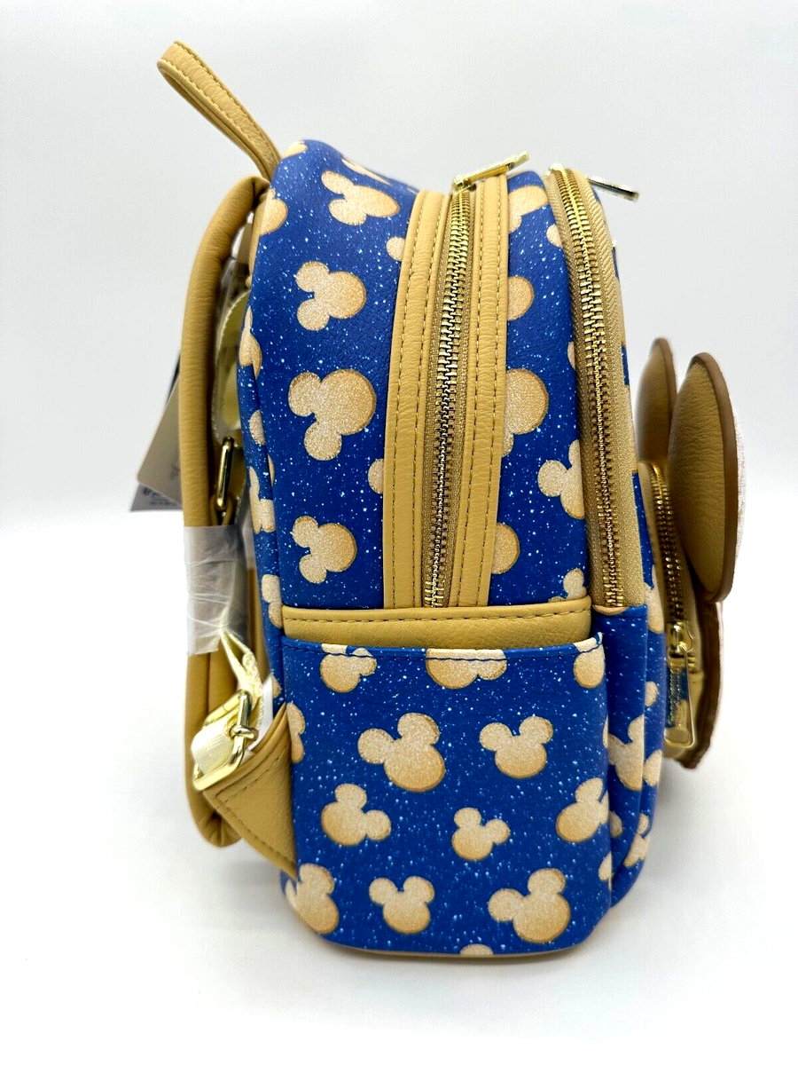 Disney Parks Beignet All Day Mickey Icon Loungefly Backpack 