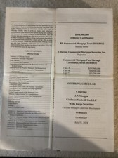 Citigroup Wells Fargo Securities Offering Circular Loose Leaf 36A