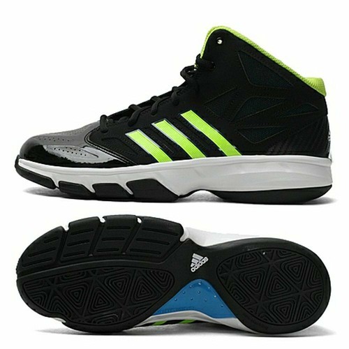 Men's adidas Cross EM 2 Basketball Shoes Black/Green G98233 #BR2 | eBay