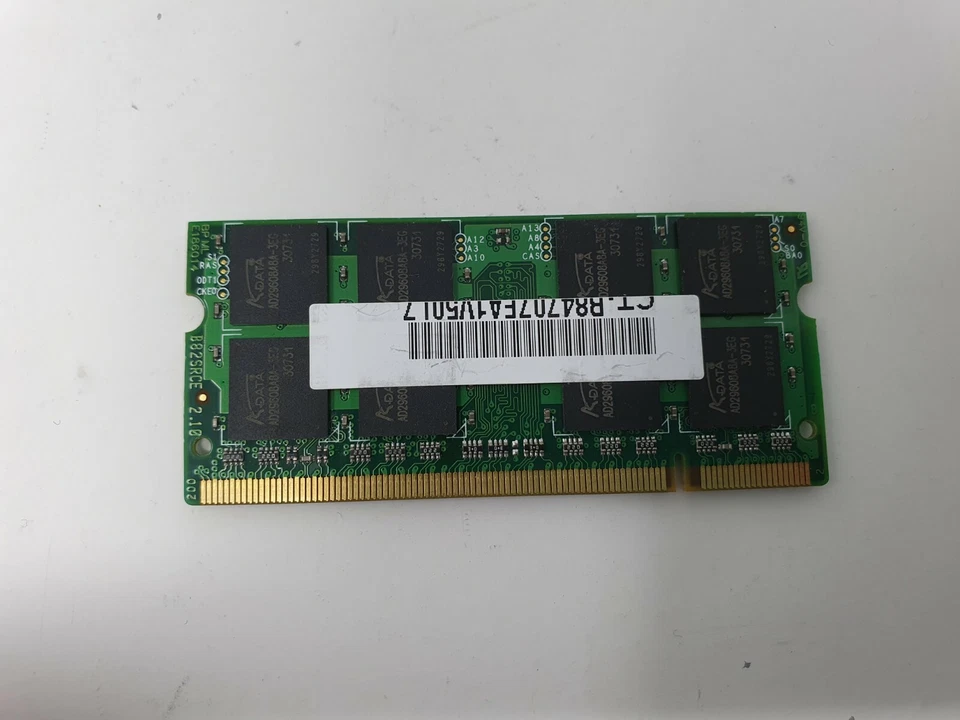 TOSHIBA SATELLITE PRO A300 RAM 1GB DDR2 PC2-5300S ADATA M2OAD5G3I44D0I1C53 - Image 4 of 4