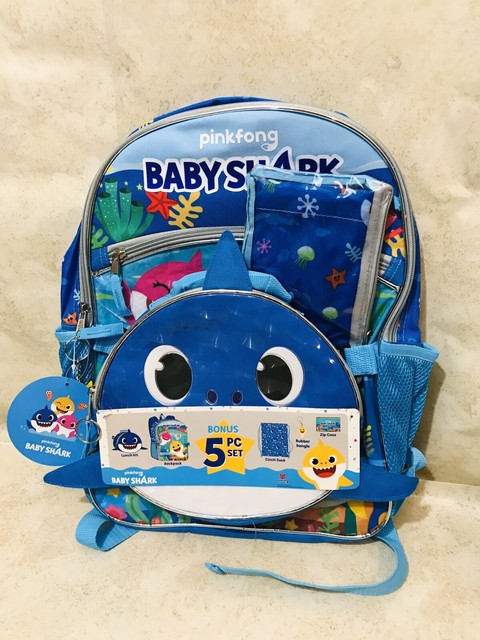 baby shark singing backpack
