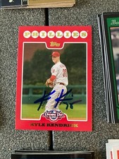 Philadelphia Phillies Kyle Kendrick signed 2008 Topps Opening day Card