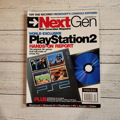 Vintage Video Game Magazine Cheat Codes NEXT GEN life cycle 2 Vol. 2 #4
